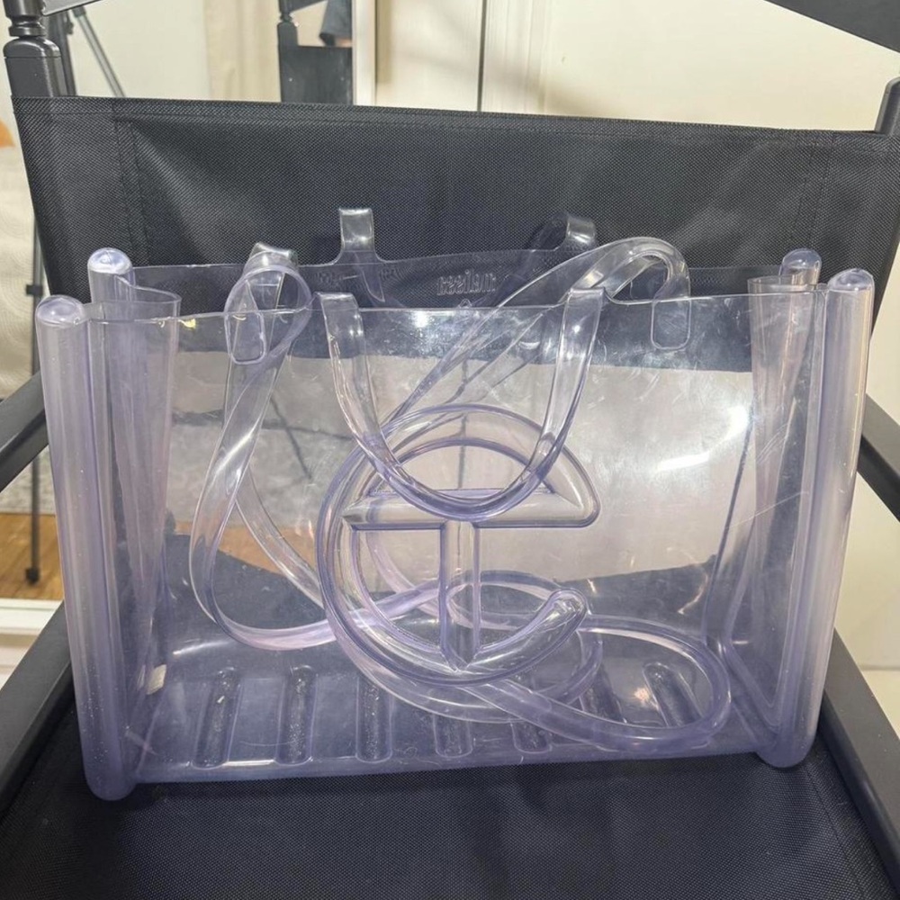 Telfar x melissa clear jelly bag Large
Like New